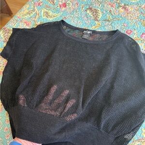 LORD & TAYLOR  90's mesh short sleeve